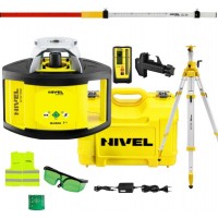 Rotacinis lazerinis nivelyras Nivel System NL500G Digital + stovas SJJ32+matuoklė LS-24